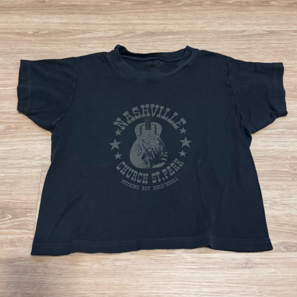 Brandy Melville Baby Tee Nashville Graphic